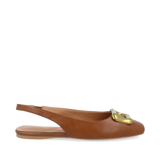 Balerina Casual Trender color Camel para Mujer
