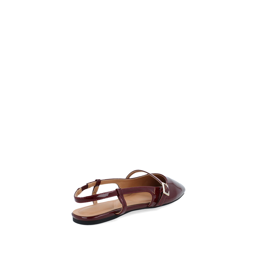 Balerina Casual Trender color Vino para Mujer
