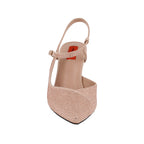 Zapatilla de Vestir Trender color Oro para Mujer