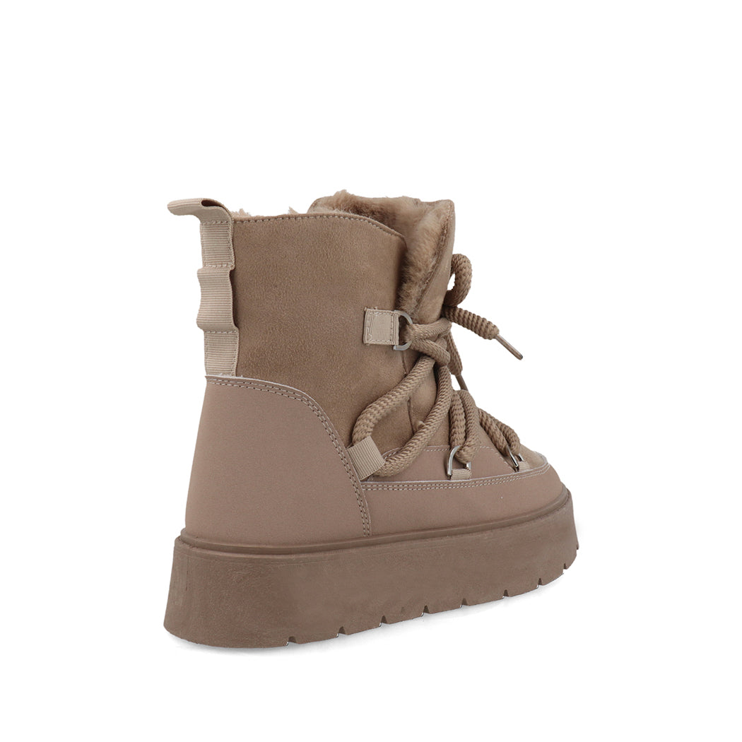 Bota Invernal Trender color Khaki para Mujer