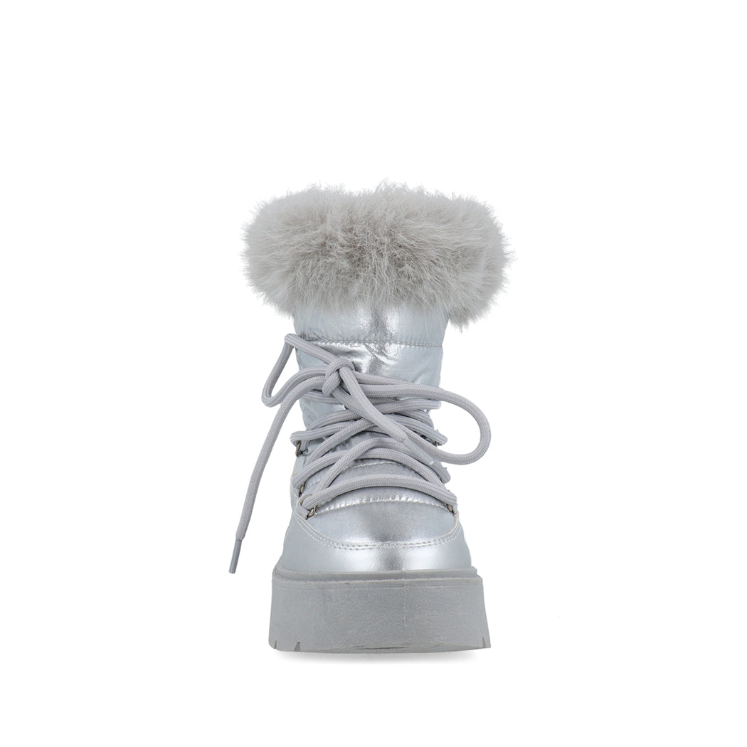 Bota Invernal Trender color Plata para Mujer