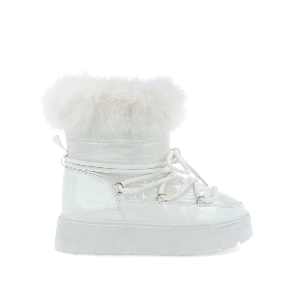 Bota Invernal Trender color Blanco para Mujer