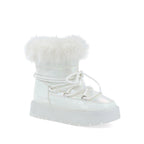 Bota Invernal Trender color Blanco para Mujer