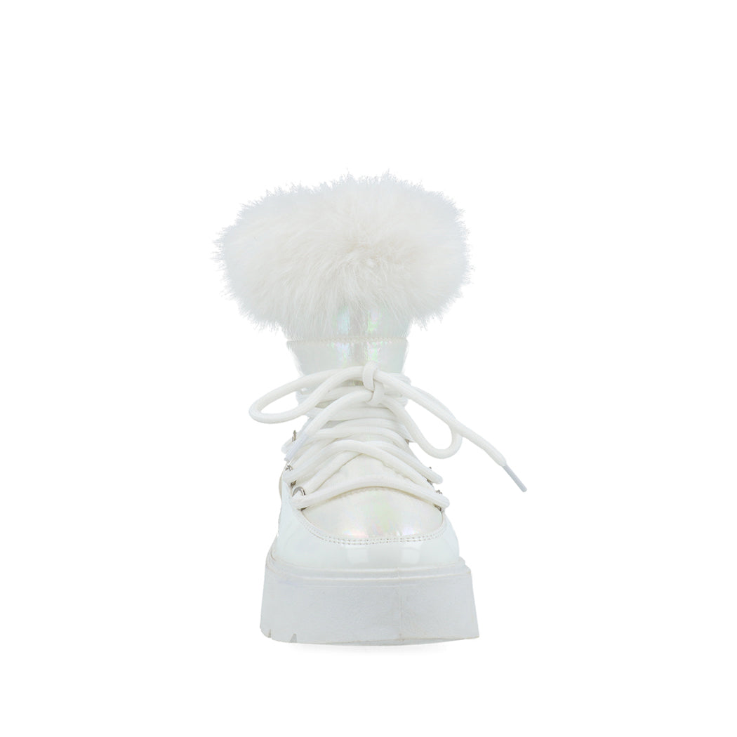 Bota Invernal Trender color Blanco para Mujer
