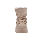 Bota Casual Trender color Beige para Mujer
