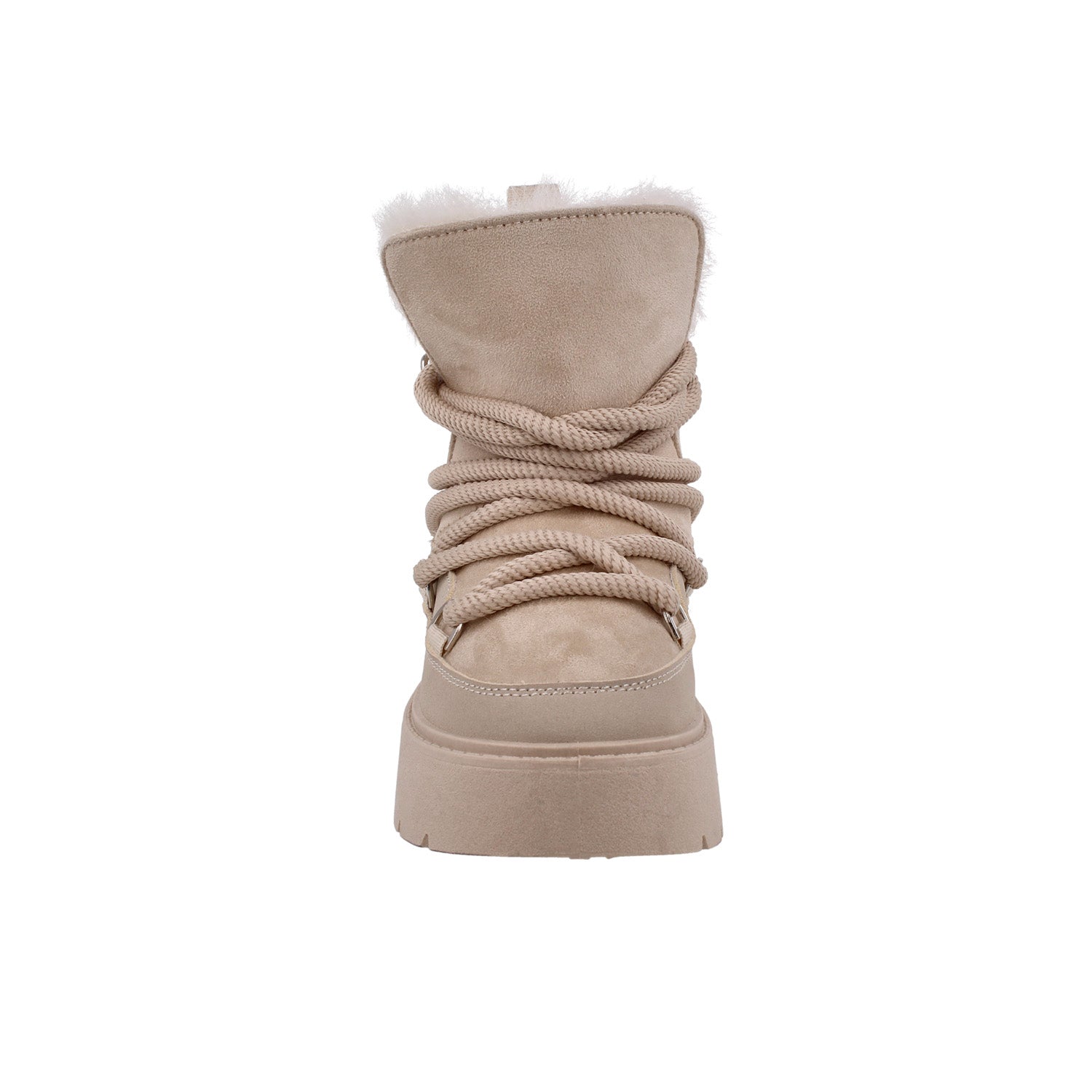 Bota Casual Trender color Beige para Mujer