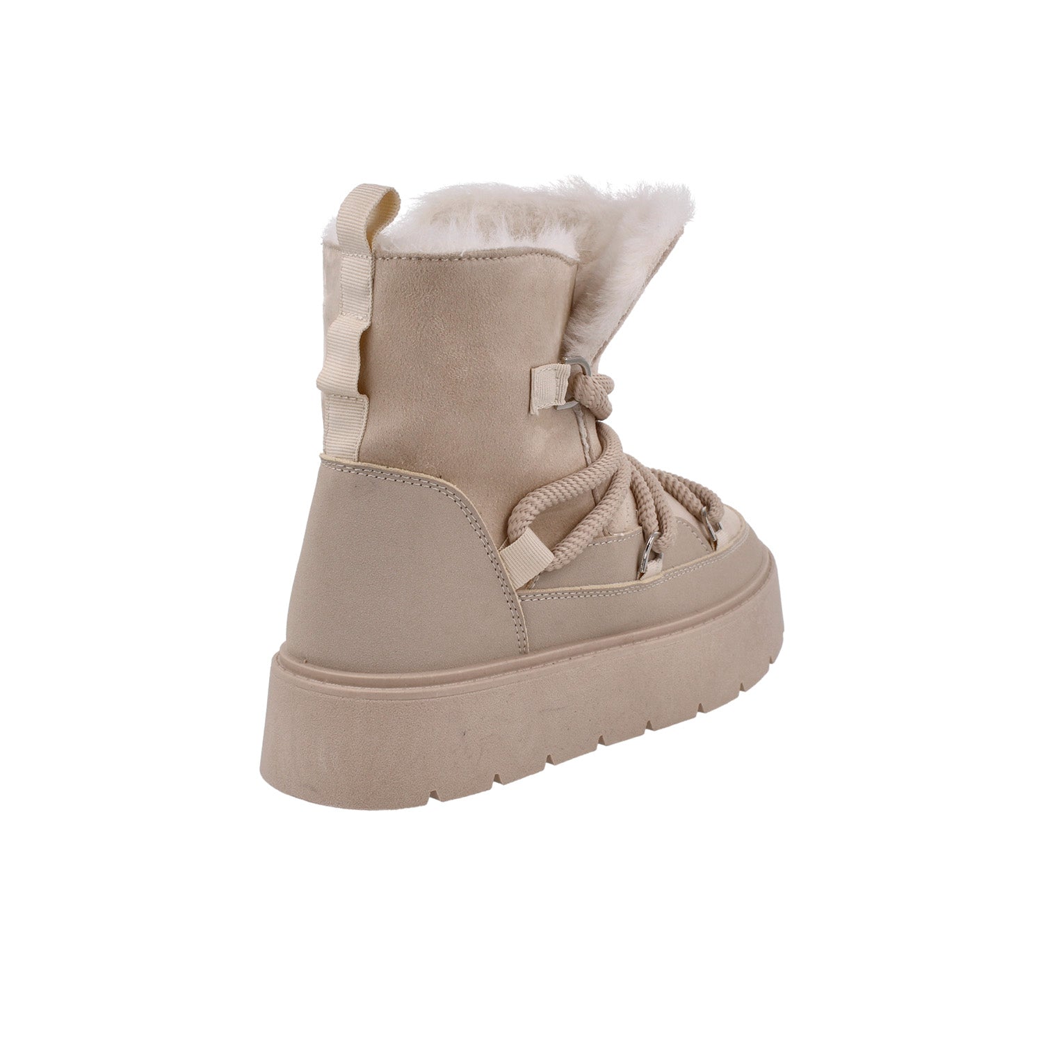 Bota Casual Trender color Beige para Mujer
