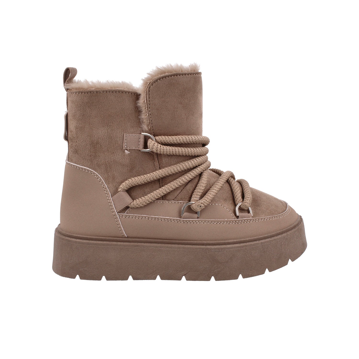 Bota Casual Trender color Khaki para Mujer