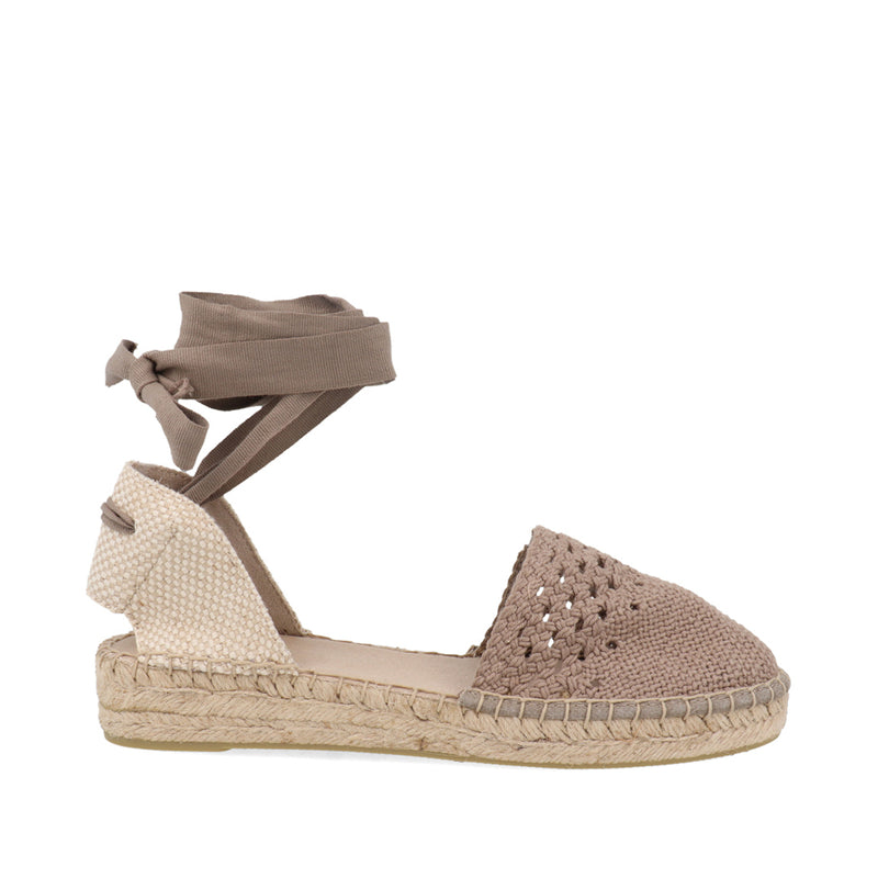 Alpargata Casual Trender color Taupe para Mujer