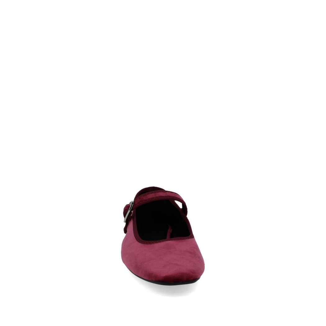 Balerina Casual Corina color Vino para Mujer
