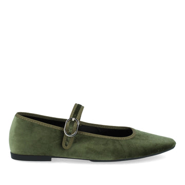 Balerina Casual Corina color Verde para Mujer