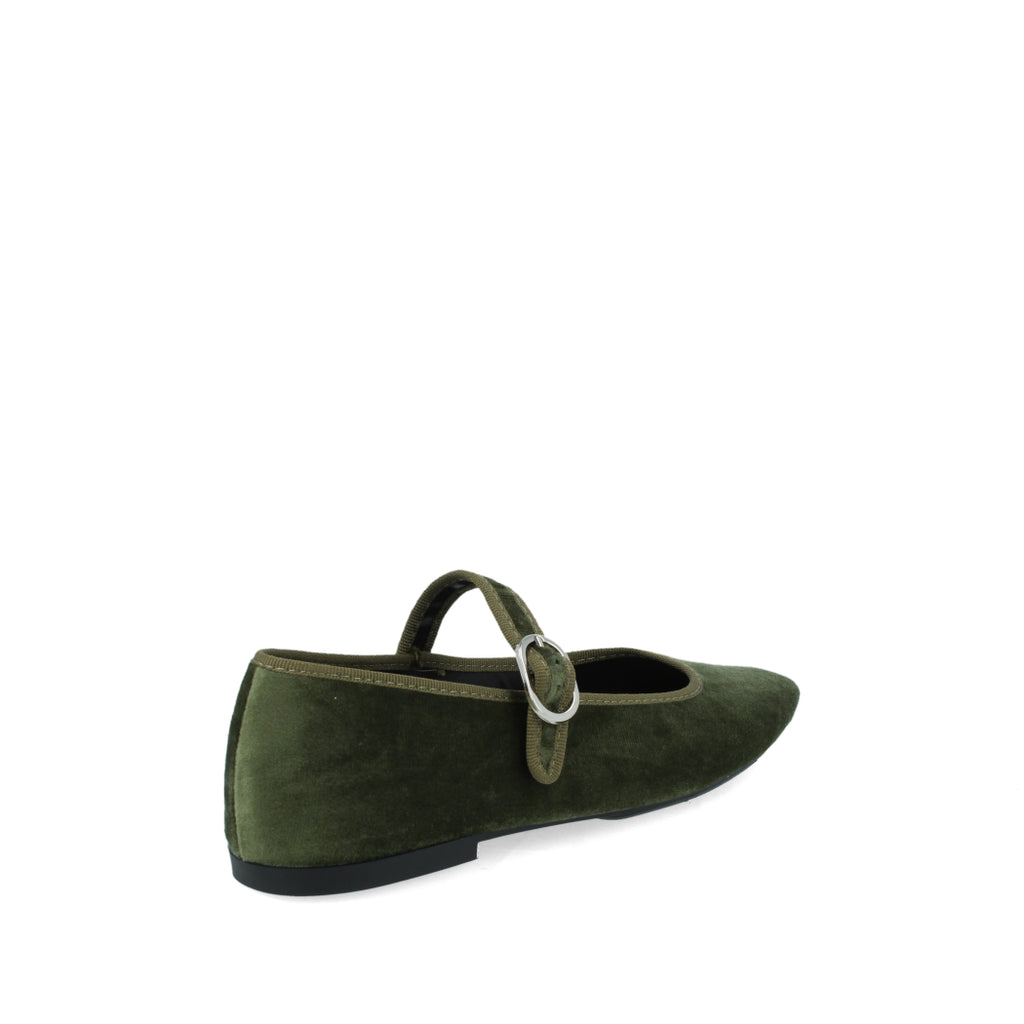 Balerina Casual Corina color Verde para Mujer