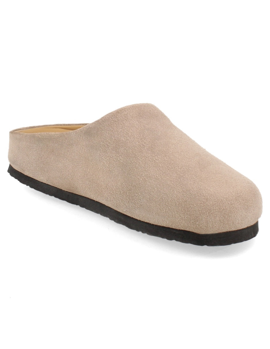 Pantufla Casual Corina color Taupe para Mujer