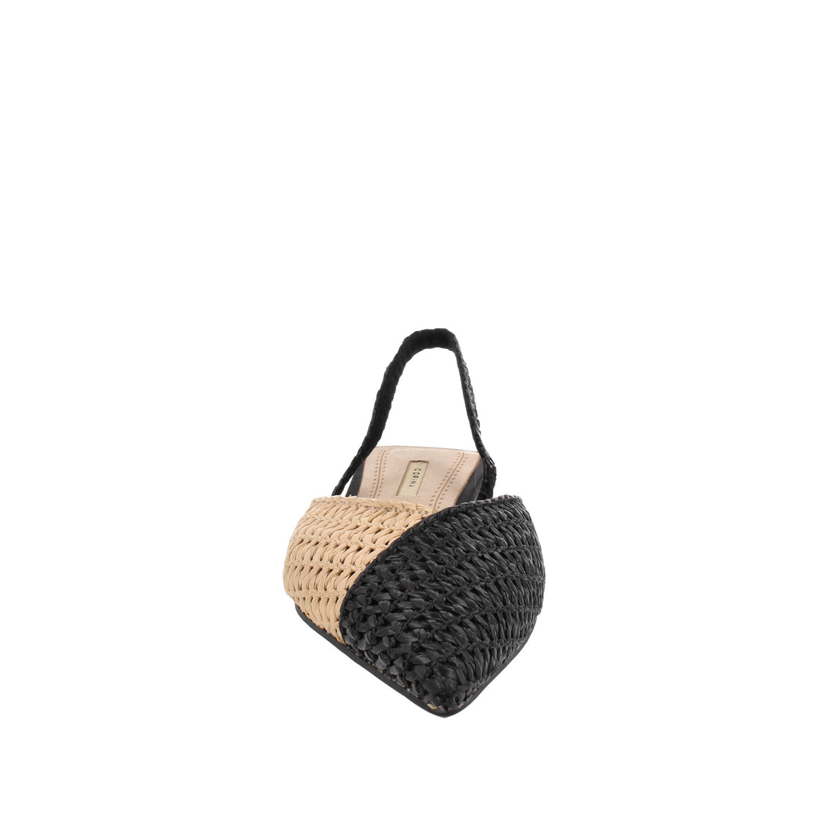 Balerina Casual Corina color Negro Beige para Mujer