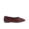 Balerina Casual Corina color Vino para Mujer