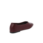 Balerina Casual Corina color Vino para Mujer