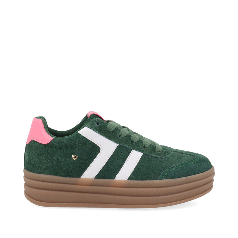 Tenis Urbano Xzurich color Verde para Mujer