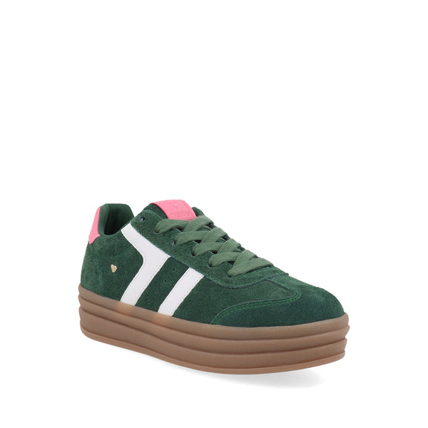 Tenis Urbano Xzurich color Verde para Mujer