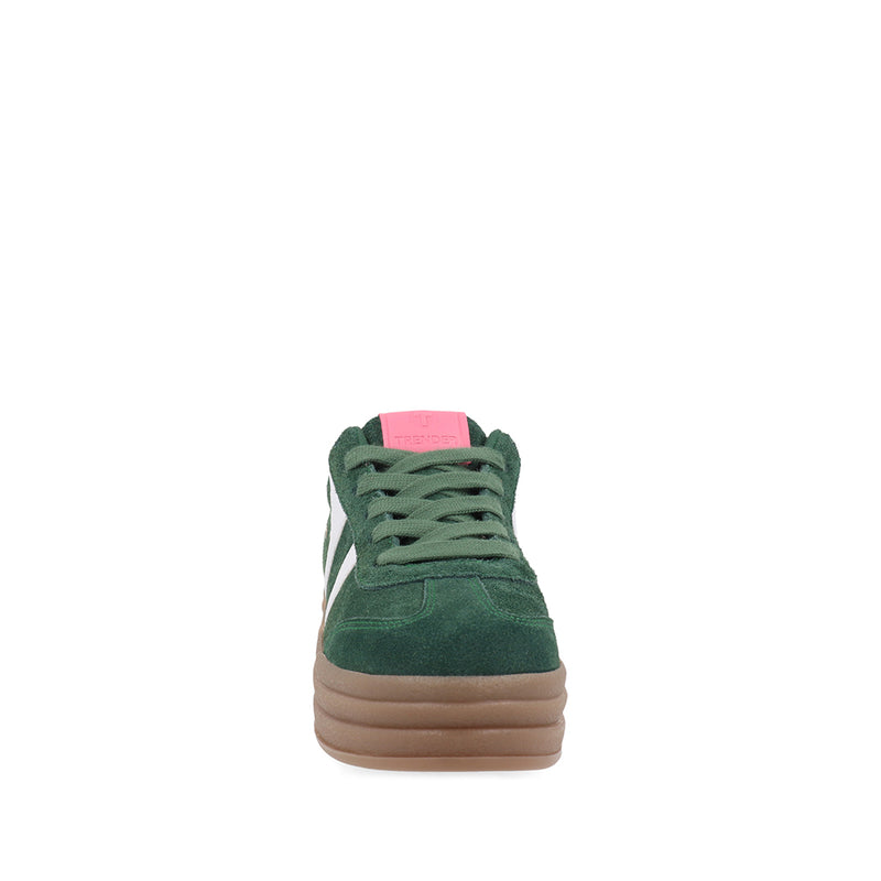 Tenis Urbano Xzurich color Verde para Mujer