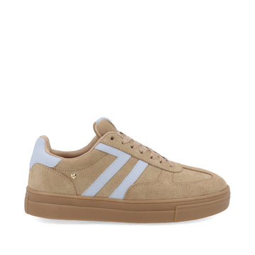 Tenis Urbano Trender color Arena con detalle blanco para Mujer