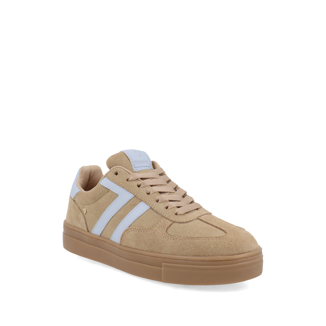 Tenis Urbano Trender color Arena con detalle blanco para Mujer