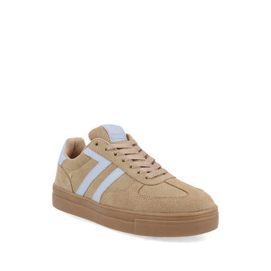 Tenis Urbano Trender color Arena con detalle blanco para Mujer