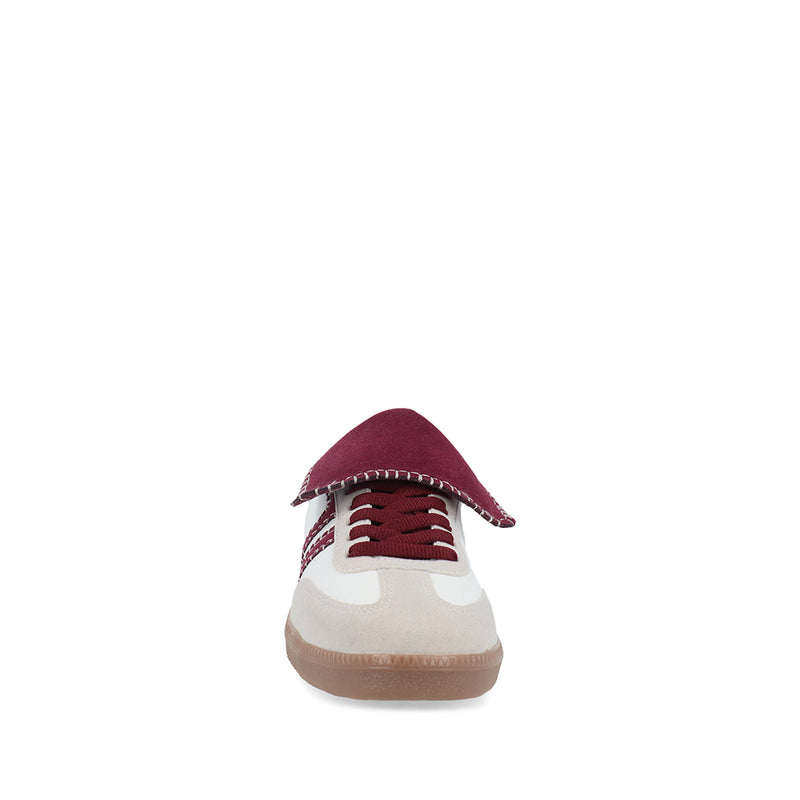 Tenis Urbano Trender color Latte con Vino Para Mujer