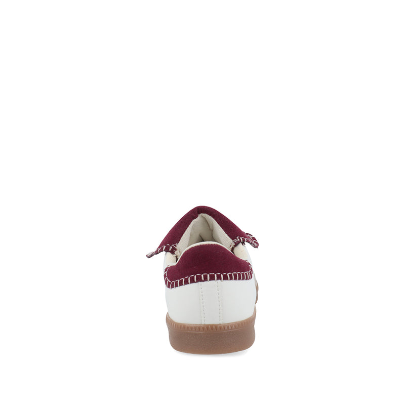 Tenis Urbano Trender color Latte con Vino Para Mujer