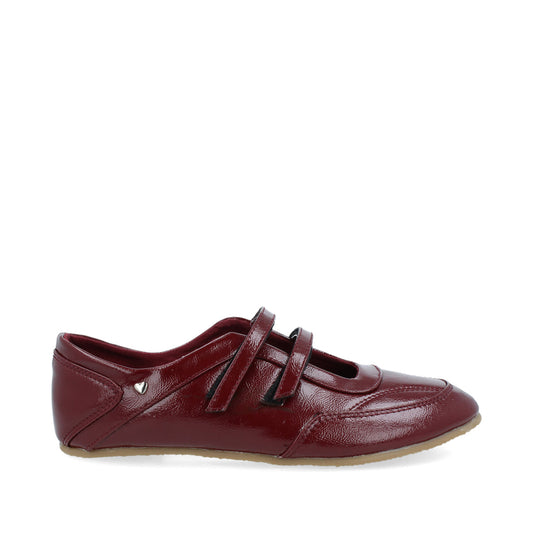 Balerina Casual Zurich color Vino para Mujer