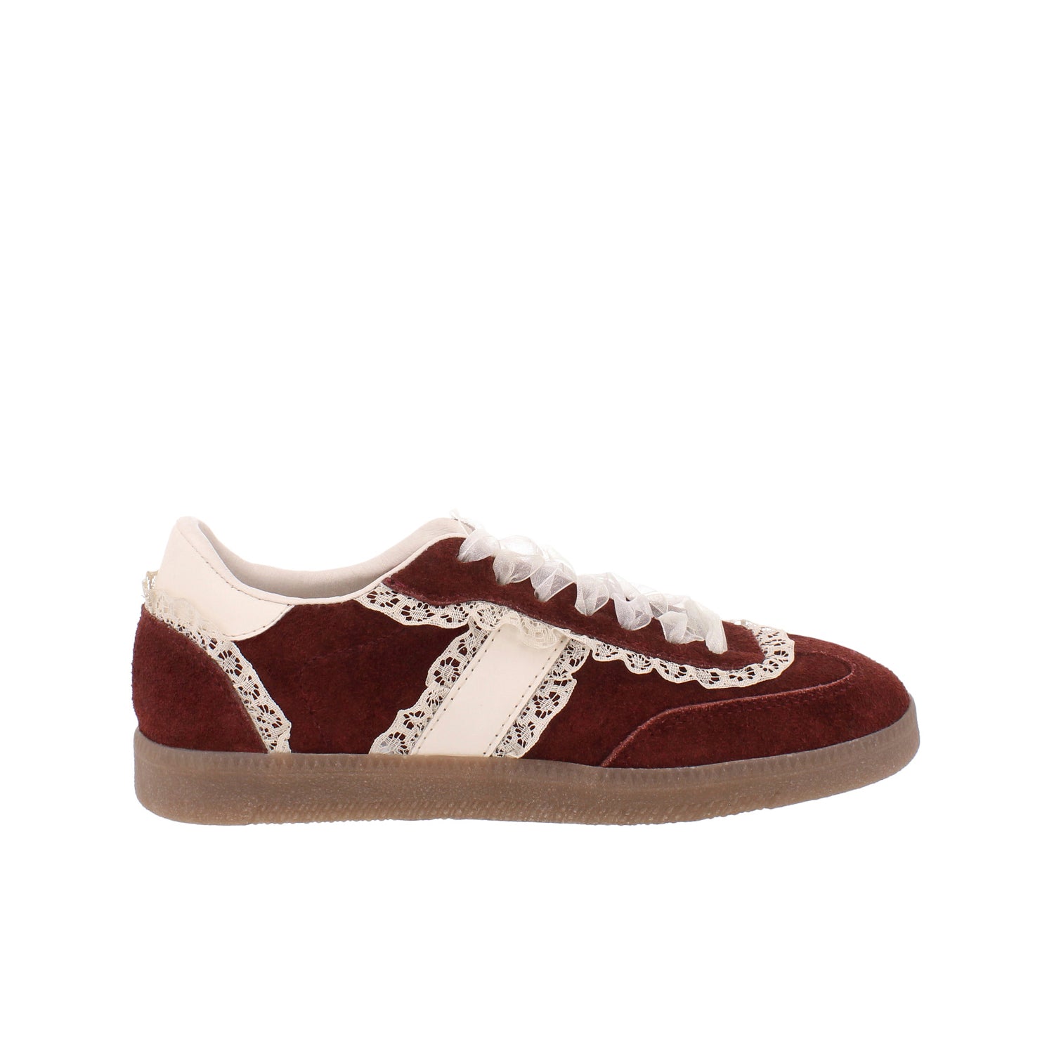 Tenis Casual Zurich color Vino para Mujer