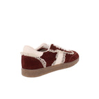 Tenis Casual Zurich color Vino para Mujer