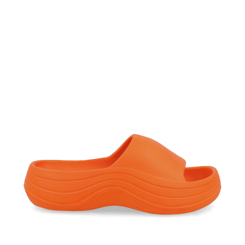Sandalia De Playa Trender color Naranja para Mujer
