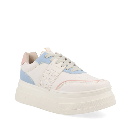 Tenis Urbano Trender color Latte para Mujer