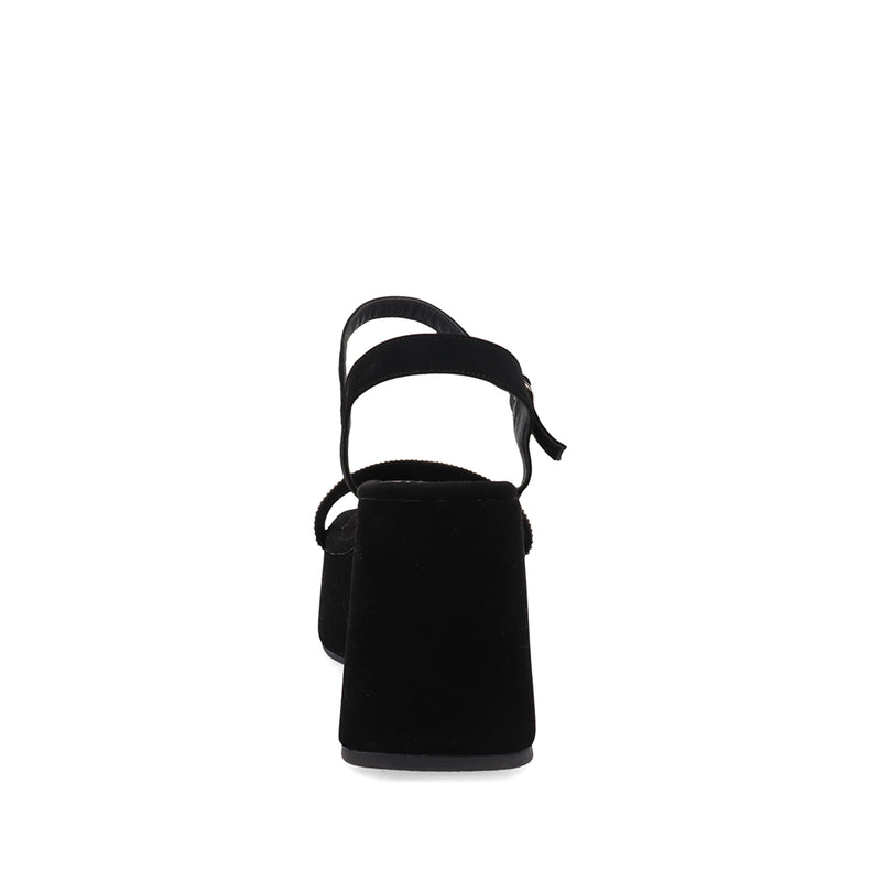 Sandalia Casual Trender color Negro para Mujer