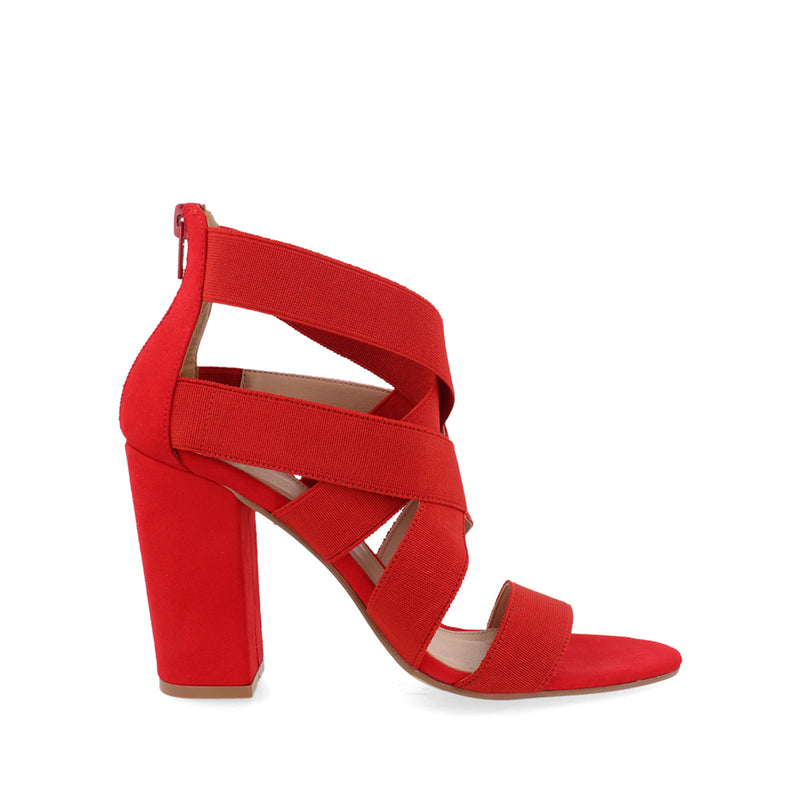Sandalia Casual Trender color Rojo para Mujer