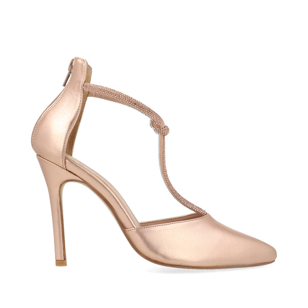 Zapatilla de Vestir Trender color Oro para Mujer