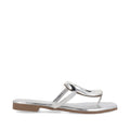 Sandalia Casual Trender color Plata para Mujer