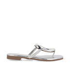Sandalia Casual Trender color Plata para Mujer