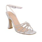 Zapatilla De Vestir Trender color Plata para Mujer