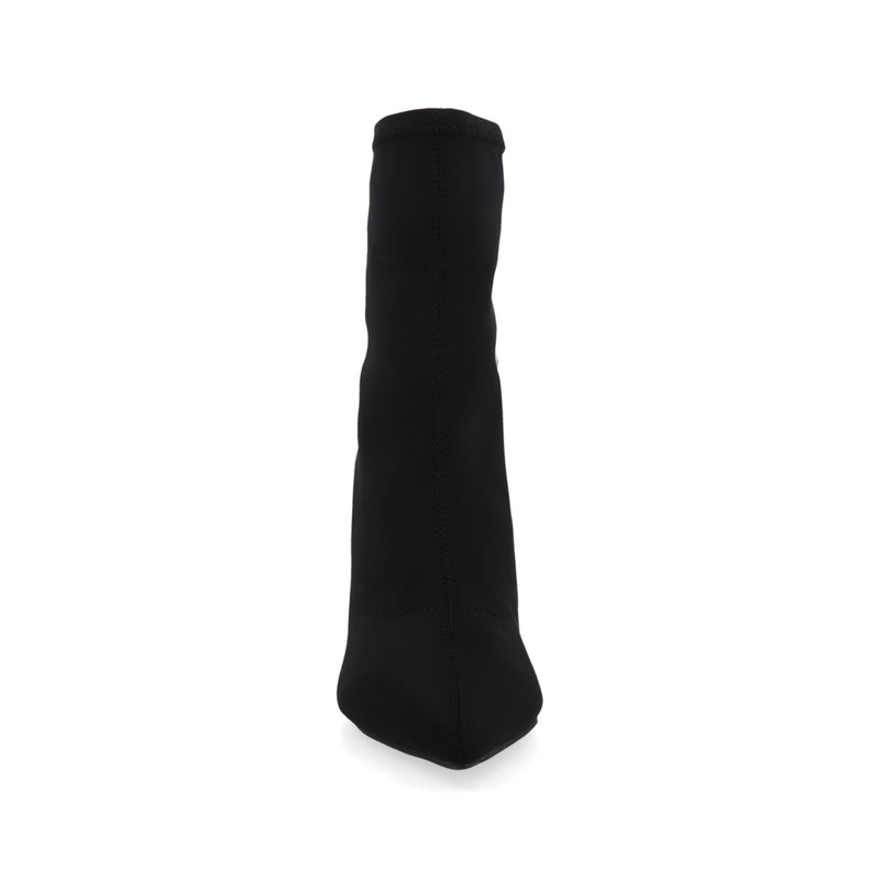 Botín de Tacón Trender color Negro con Brillo para Mujer