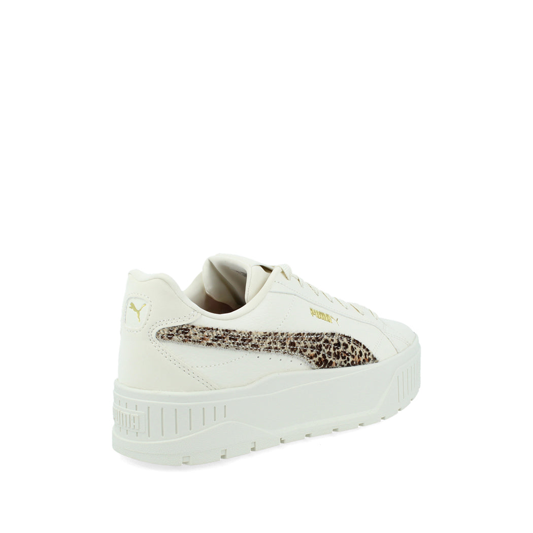 Tenis Urbano Puma color latte con un toque animal print para Mujer