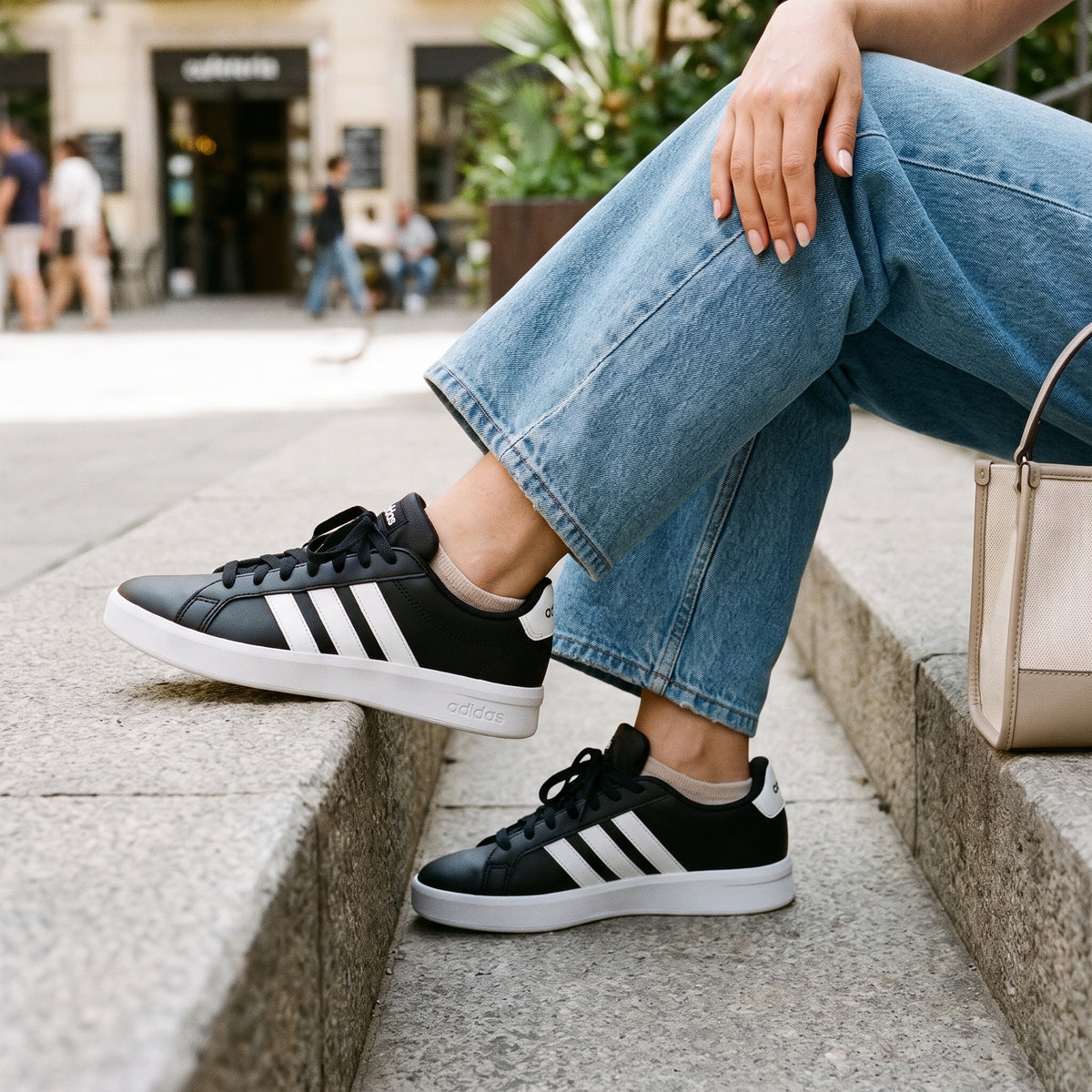 Tenis Casual Adidas color Negro para Mujer