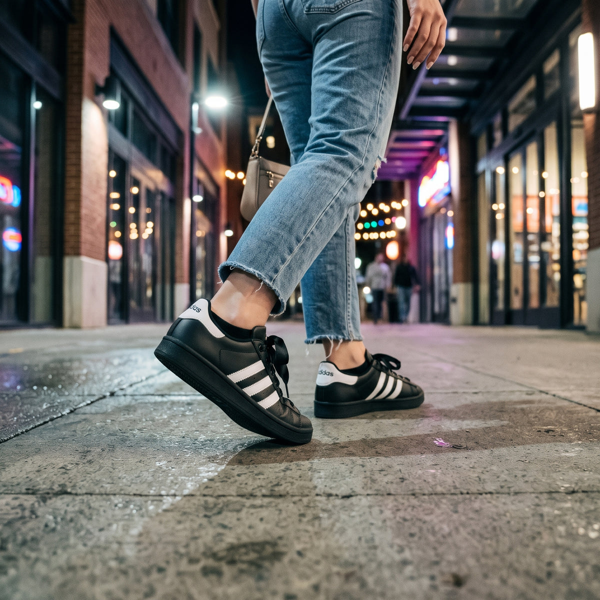 Tenis Casual Adidas color Negro para Mujer