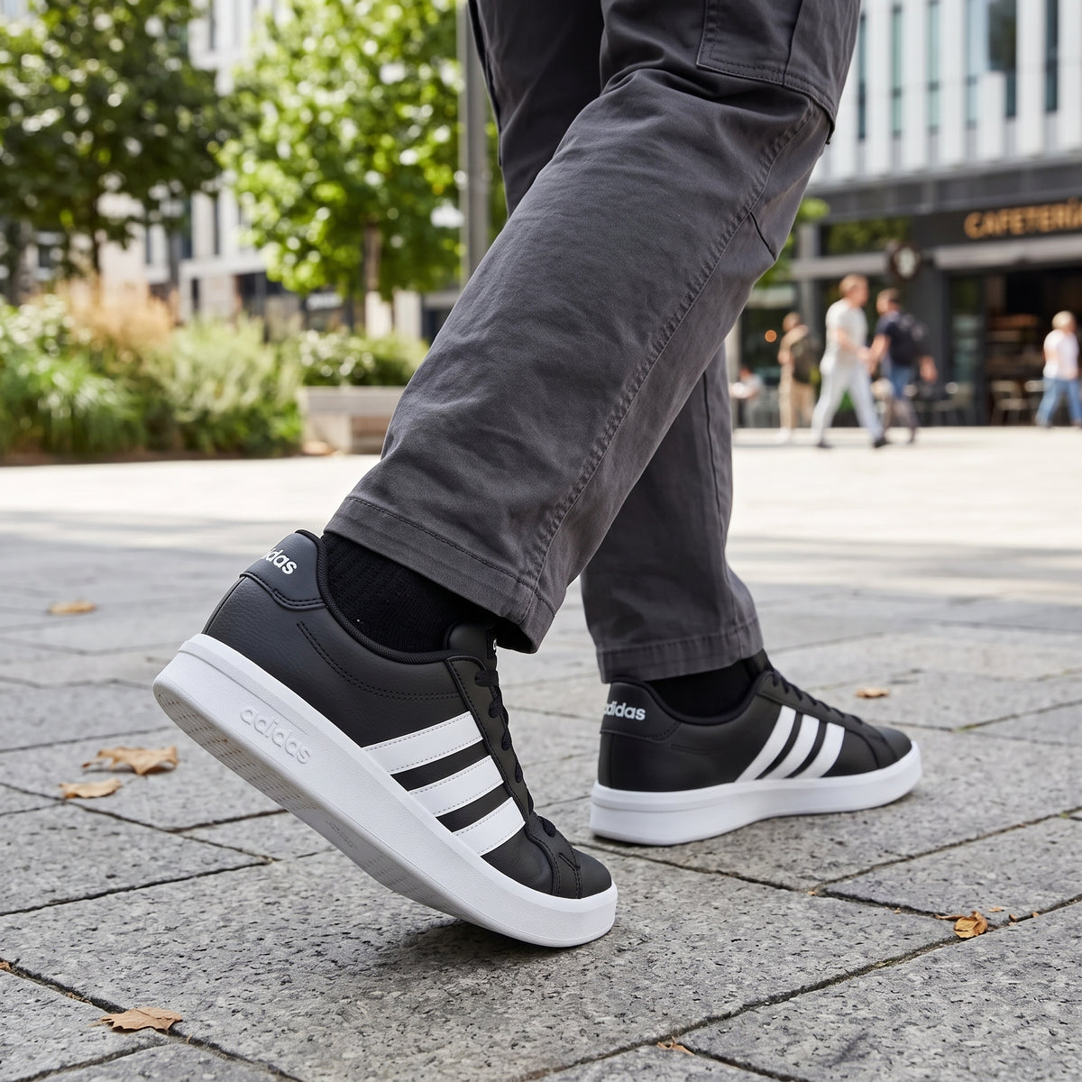 Tenis Casual Adidas color Negro para Mujer