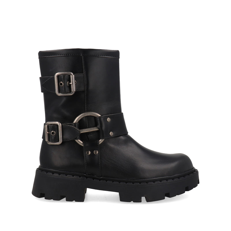 Botin Tipo Industrial Xbarcelona color Negro para Mujer