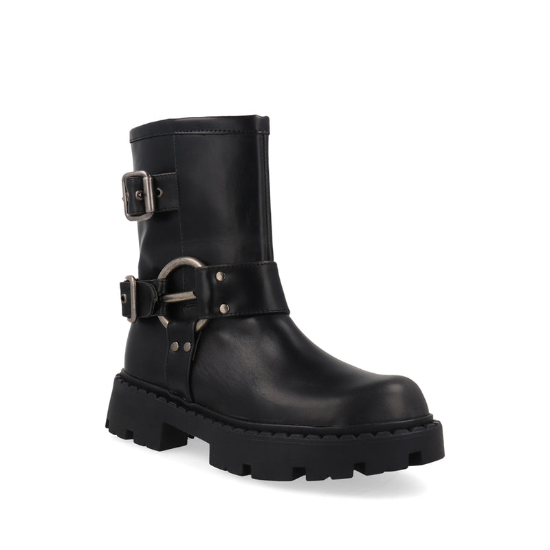 Botin Tipo Industrial Xbarcelona color Negro para Mujer