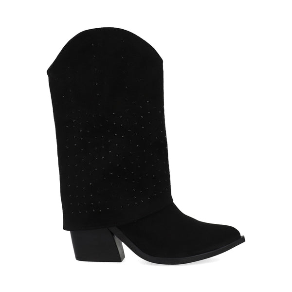 Bota Casual Trender color Negro para Mujer