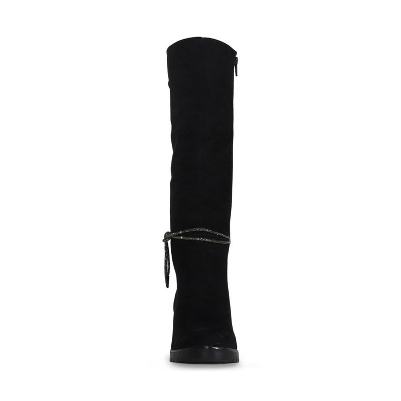 Bota Casual Trender color Negro para Mujer