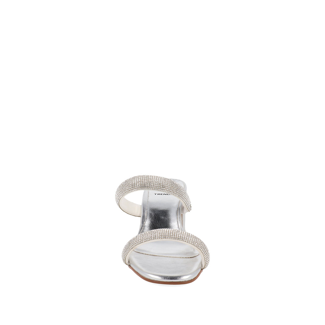 Sandalia de Vestir Xbarcelona color Plata para Mujer