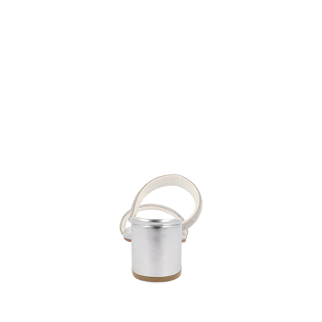 Sandalia de Vestir Xbarcelona color Plata para Mujer
